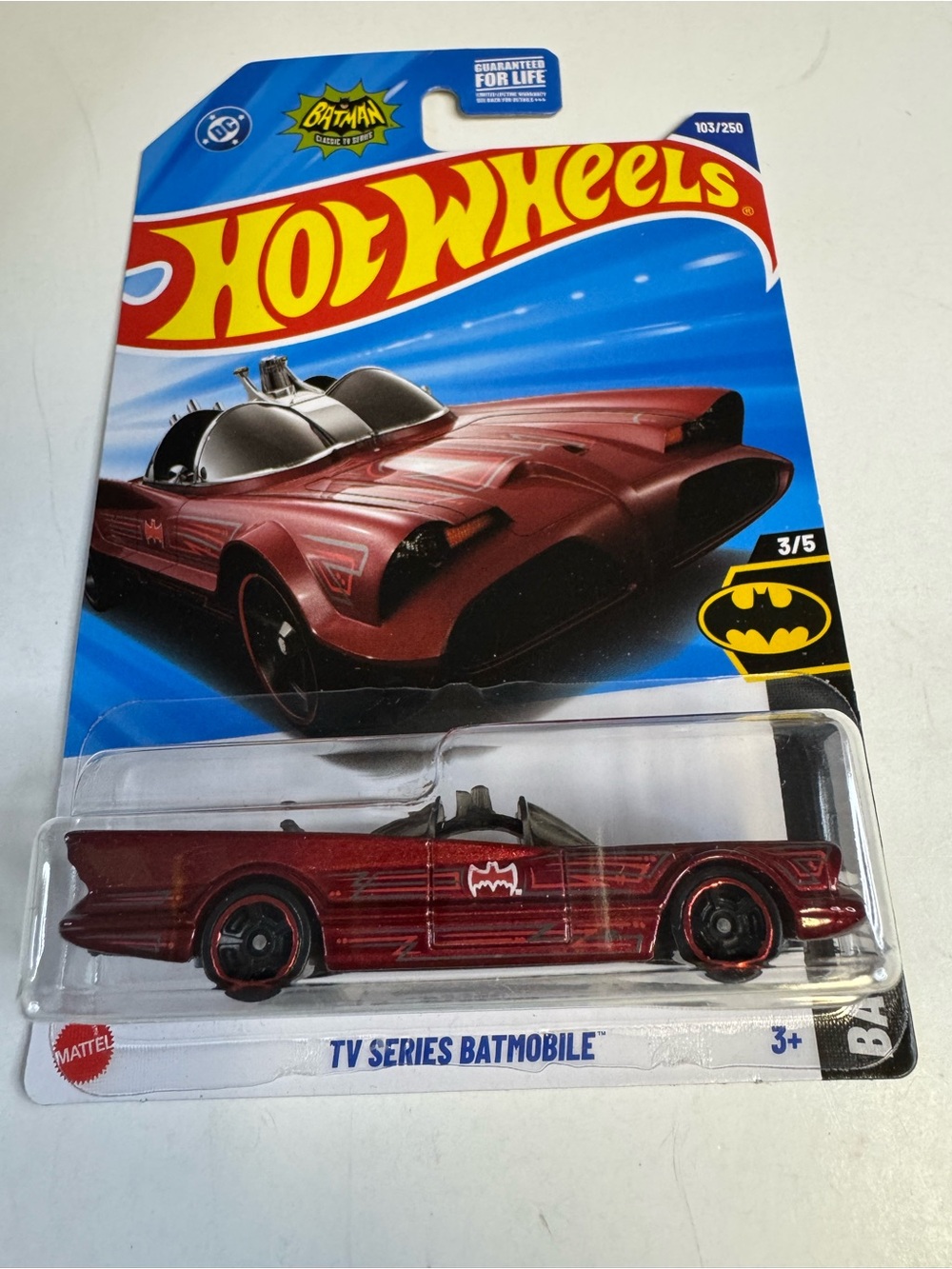Hot Wheels DC TV SERIES BATMOBILE HW: BATMAN 3/5